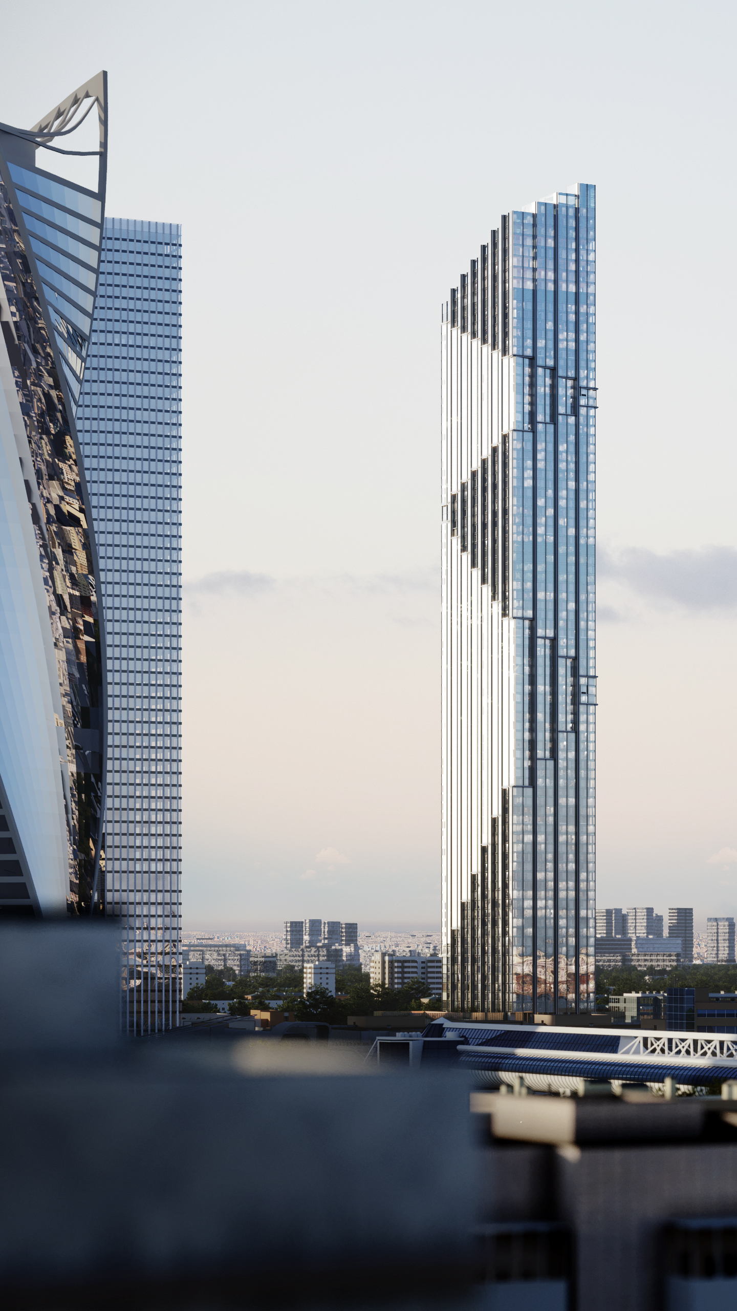 Дом Дау небоскреб в Москва-Сити